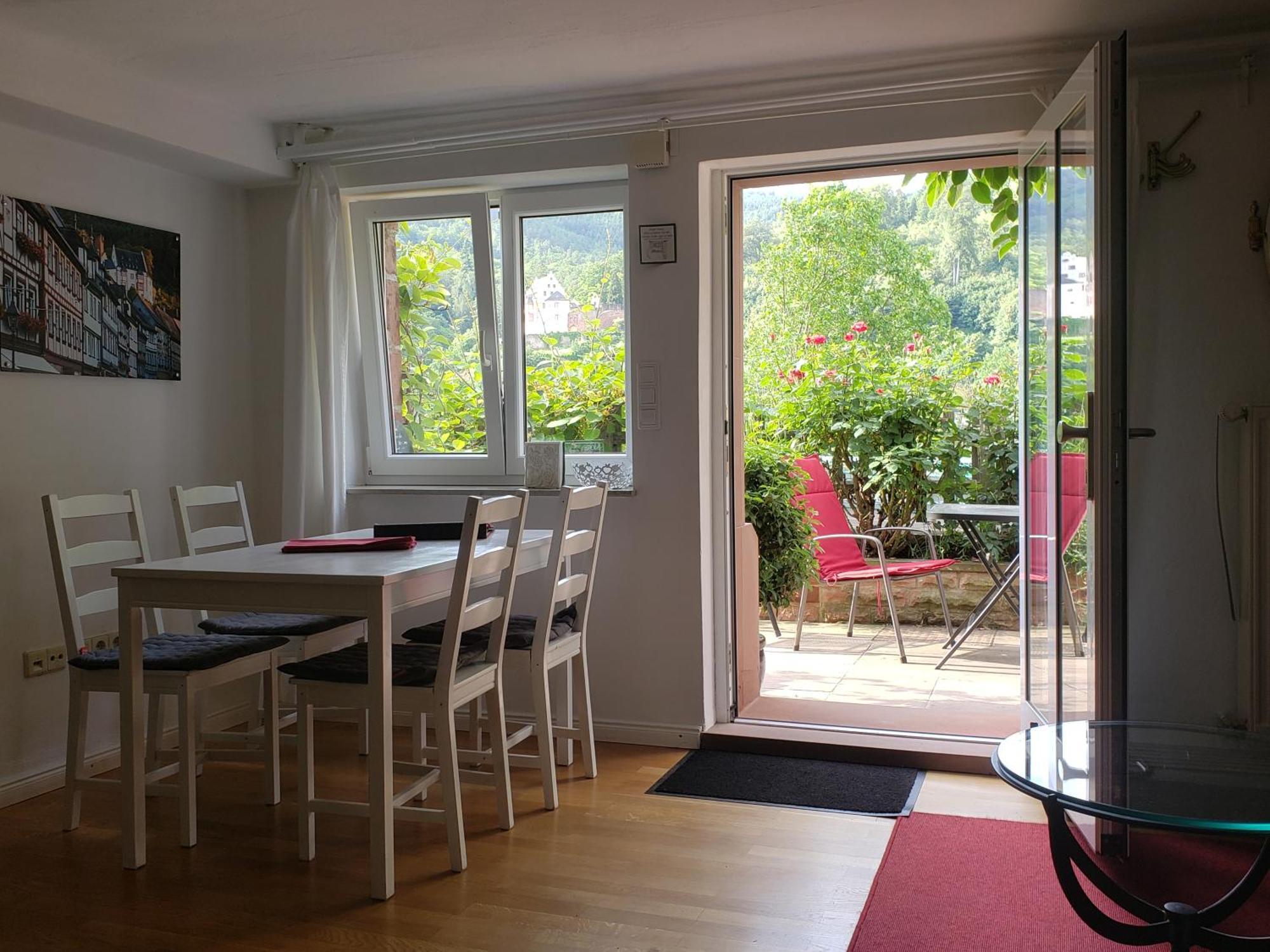 Panorama-Blick Miltenberg, 3 Pers., Zentr., Am Main, Terrasse, Bootverleih, P Extérieur photo